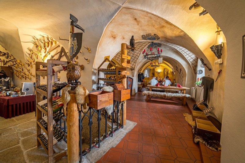 Hrad Vildštejn - restaurace Hodovna