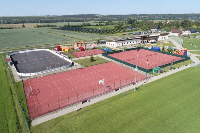 Sportovní areál Horní Počaply - ubytování